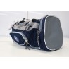 Grey duffle bag